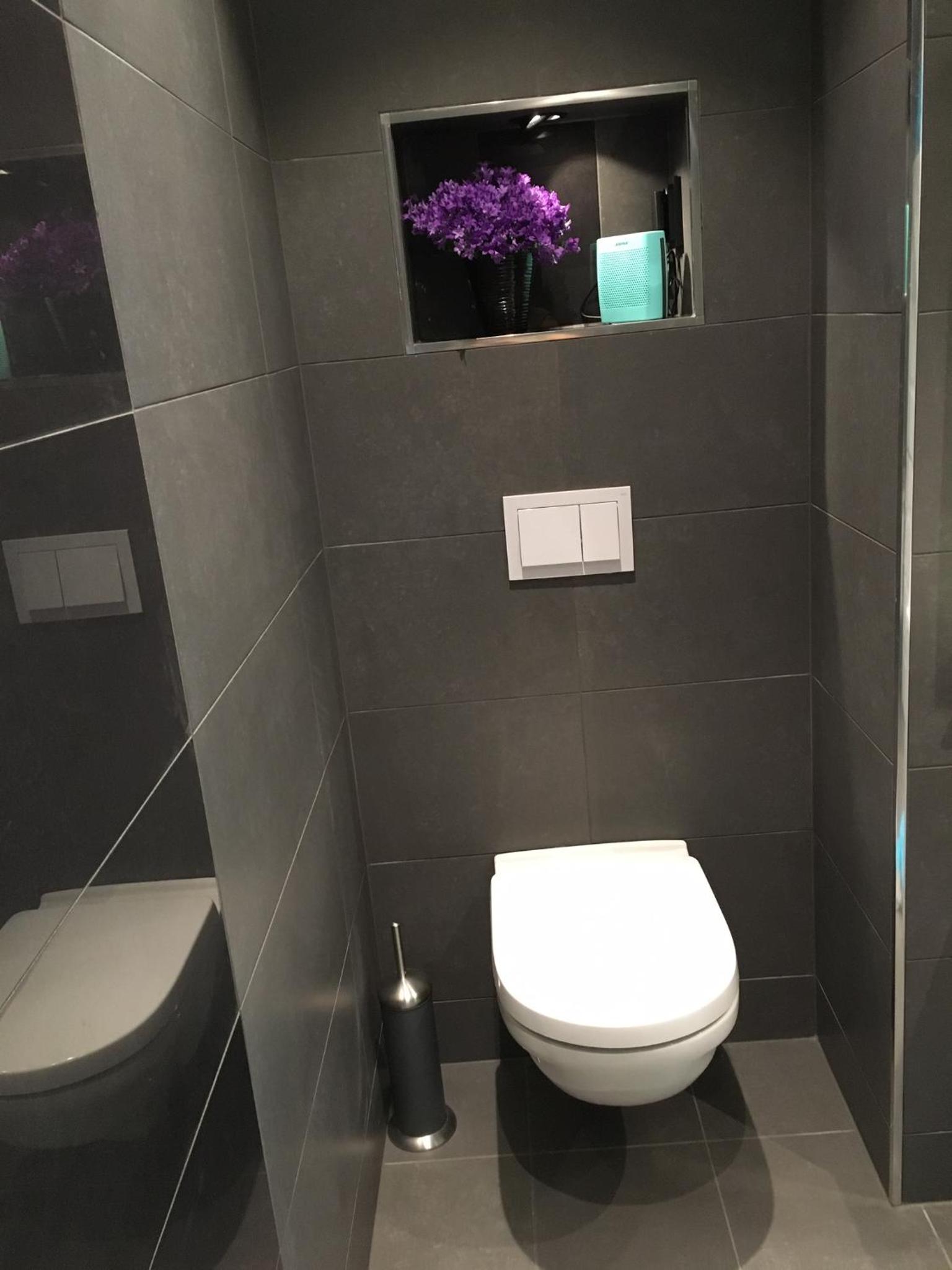 Baderom med moderne fasilitetar hos Olden Apartments