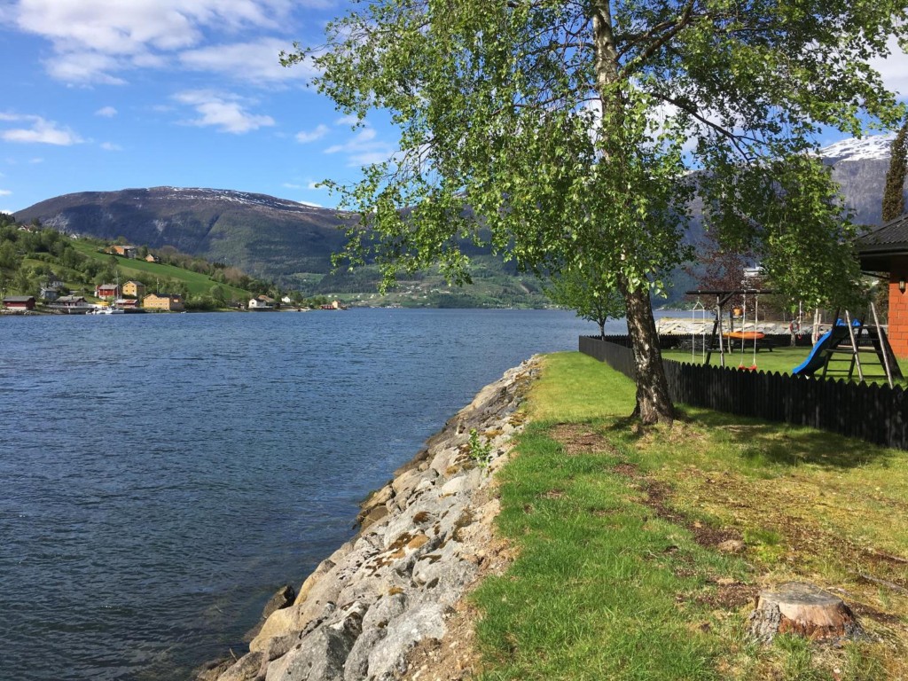 Innvendig trapp og planløysing i Olden Apartments