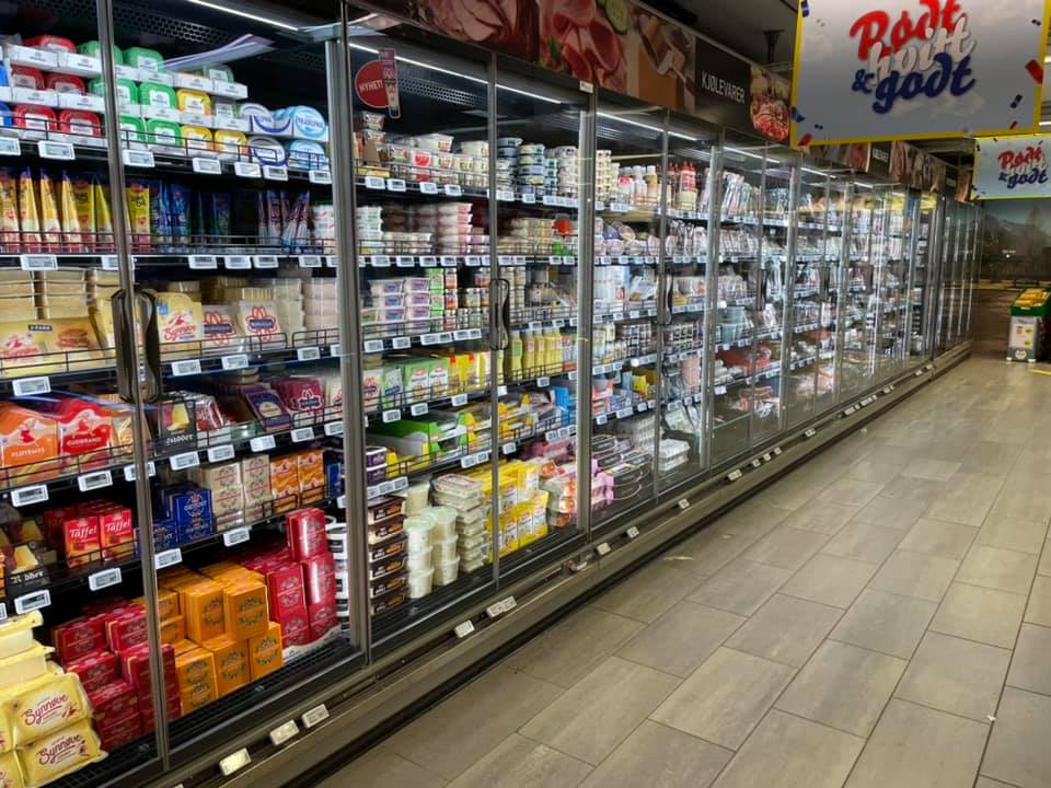 Stort utval av daglegvarer hos Bunnpris Olden